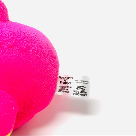 Funko Five Nights at Freddys Neon Pink Yellow Plush Stuffed Animal Toy 8 in 2017 - Picture 5 of 6